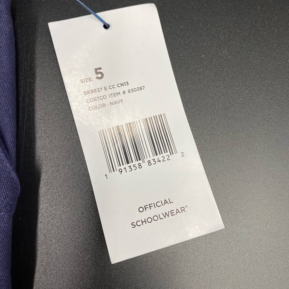 French Toast size 5 navy blue straight uniform pants - Picture 4 of 8